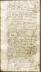 Página 279, del cuaderno de Rathbone, 1742